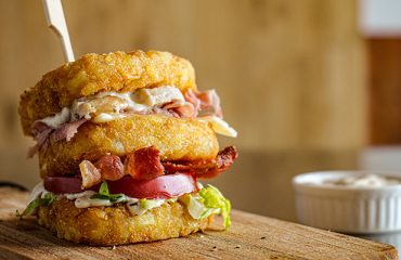 Hash Brown Club Sandwich Stack RESIZED Hash Brown Club Sandwich Stack RESIZED
