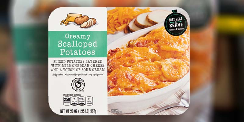 New Microwaveable Aldi’s Fully Cooked Creamy Scalloped Potatoes on ...